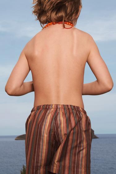 STRIPED SWIM BERMUDA SHORTS - LIMITED EDITION - striped by Zara - Image 4