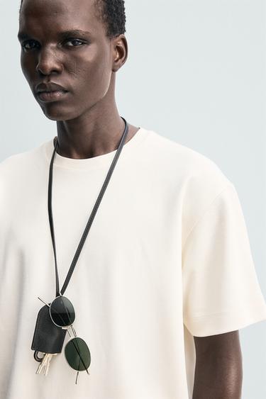 T-SHIRT RELAXED SOFT - Blanc cassé de Zara - Image 4