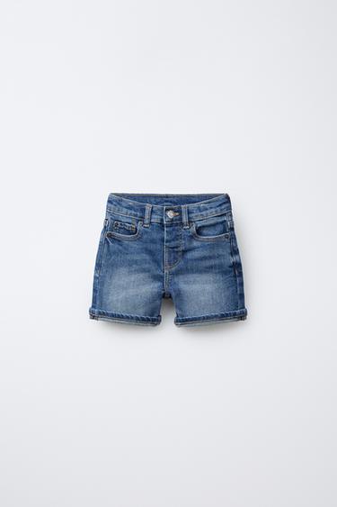 DENIM-BERMUDASHORTS IM REGULAR-FIT - Mittelblau von Zara