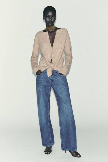 KNOT CARDIGAN - Mink marl by Zara - Image 0