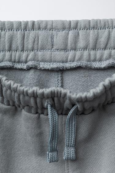PANTALON DE JOGGING NUMÉRO - Gris / Marron clair de Zara - Image 2