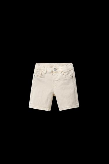 REGULAR TWILL BERMUDA SHORTS - Mid-ecru by Zara - Image 0