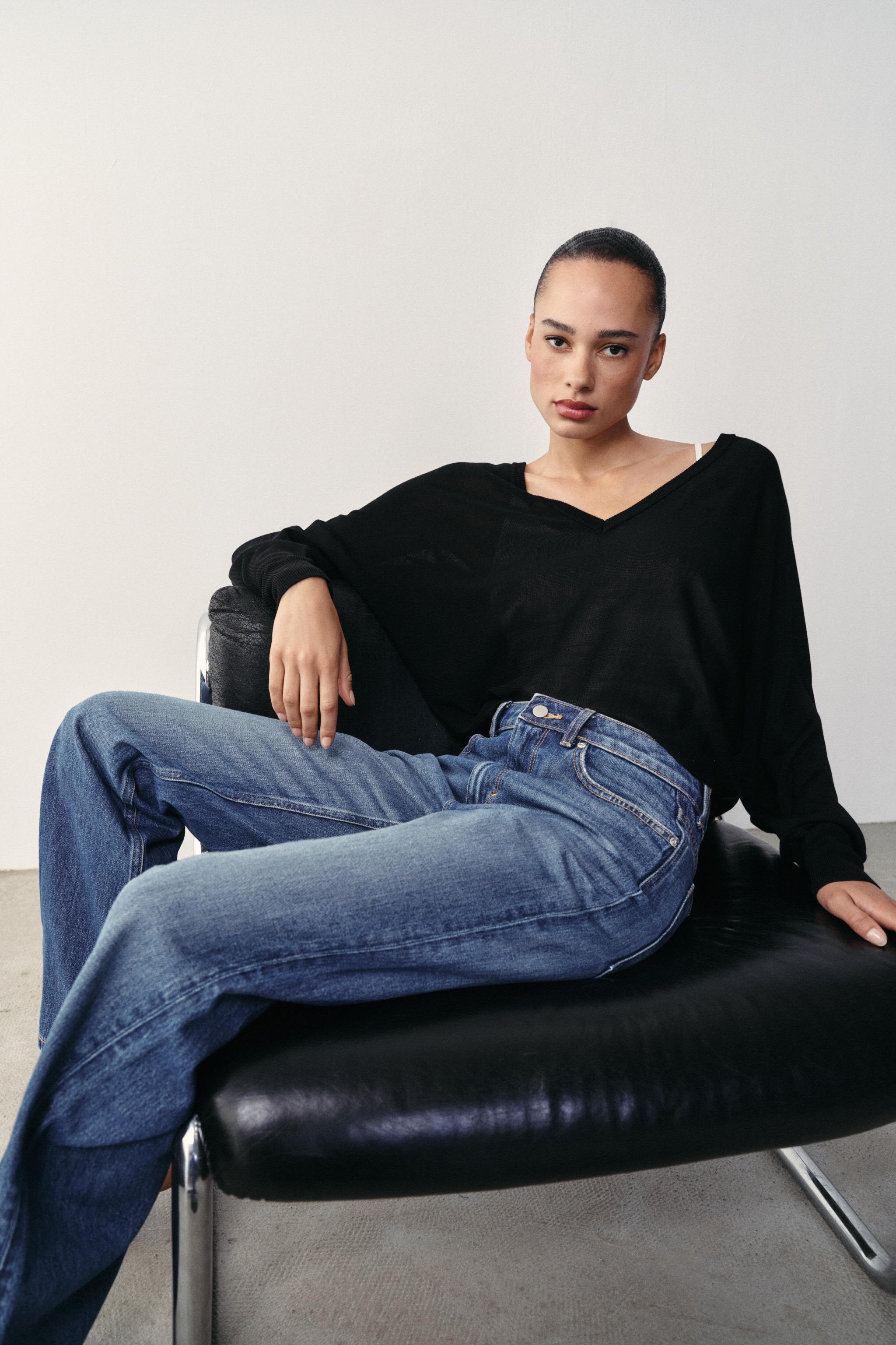 Z1975 HIGH RISE REGULAR LONG LENGTH JEANS