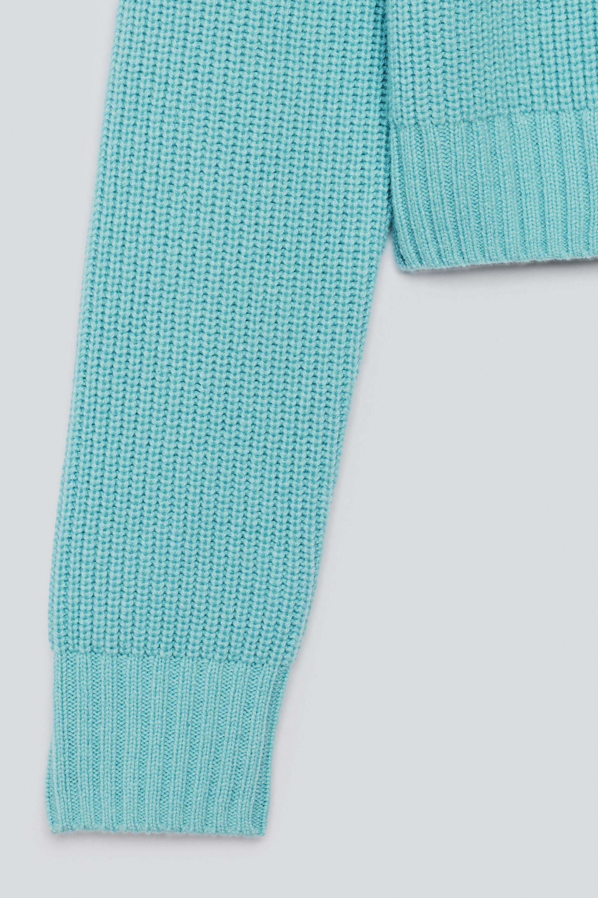 100% CASHMERE CROPPED FIT CARDIGAN