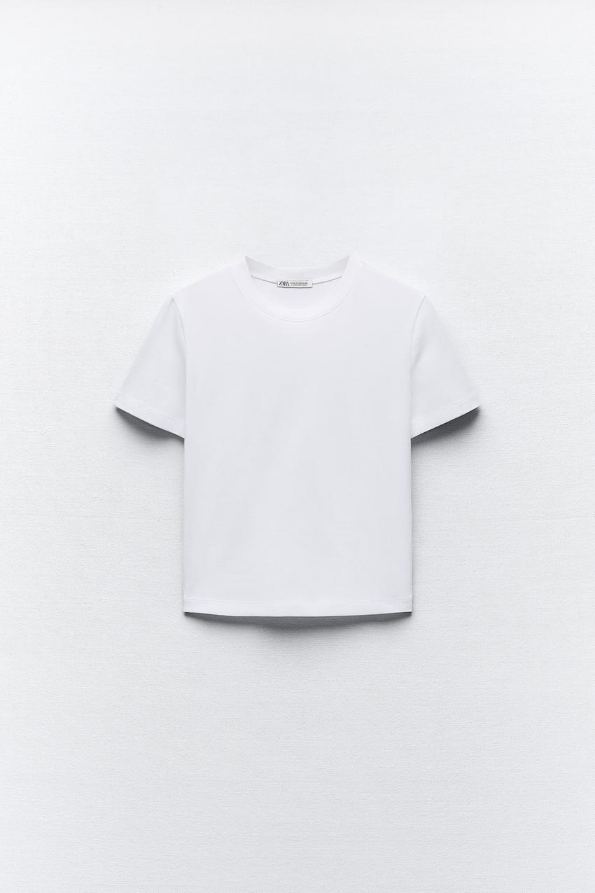 Zara, Intimates & Sleepwear, Nwt Zara Collection White Tshirt Sporty Tie  Dye Sports Bra