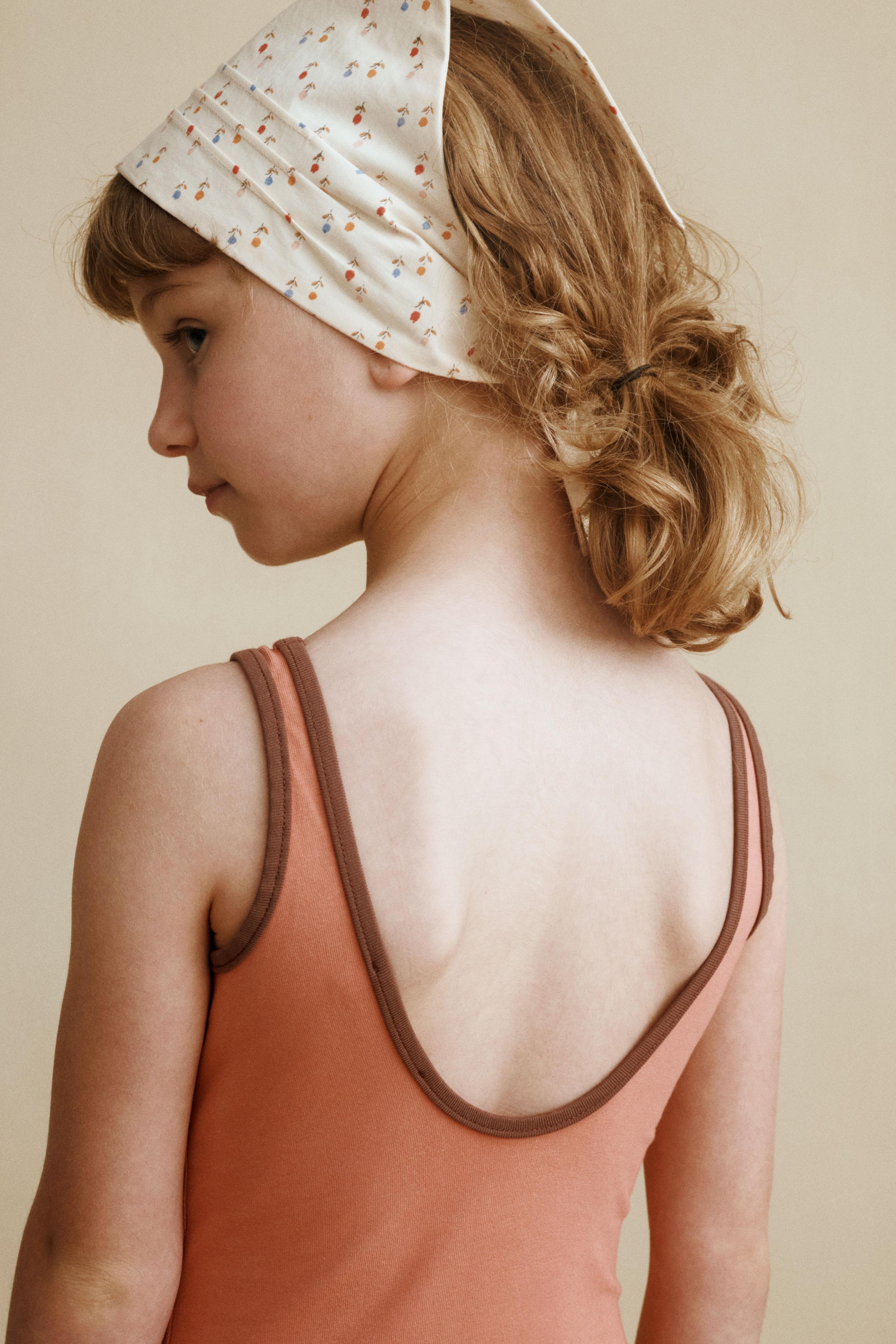 CONTRAST PIPING SWIMSUIT CREATED BY CARAMEL LONDON X ZARA