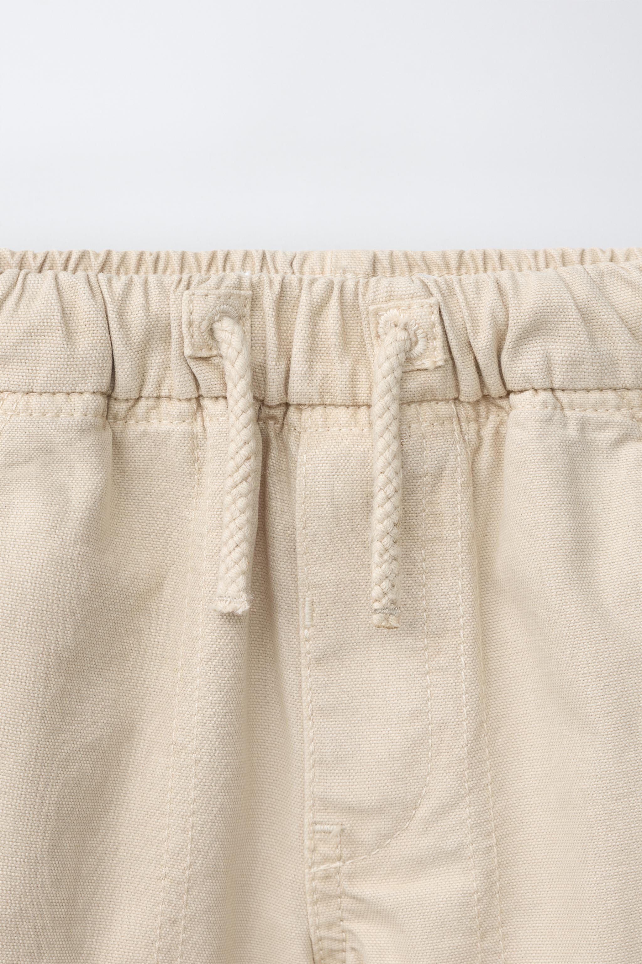 Детские брюки Zara PUKAS SURF CANVAS CARGO PANTS — фото 3