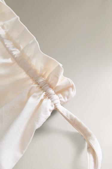 SAC POUR GARDER LES VÊTEMENTS COTON PETIT CANARD - Blanc cassé de Zara - Image 4