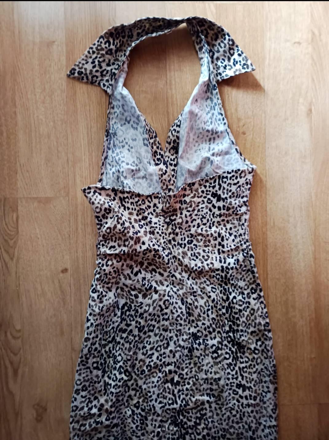 LINEN-BLEND ANIMAL-PRINT SHIRT DRESS - Image 7