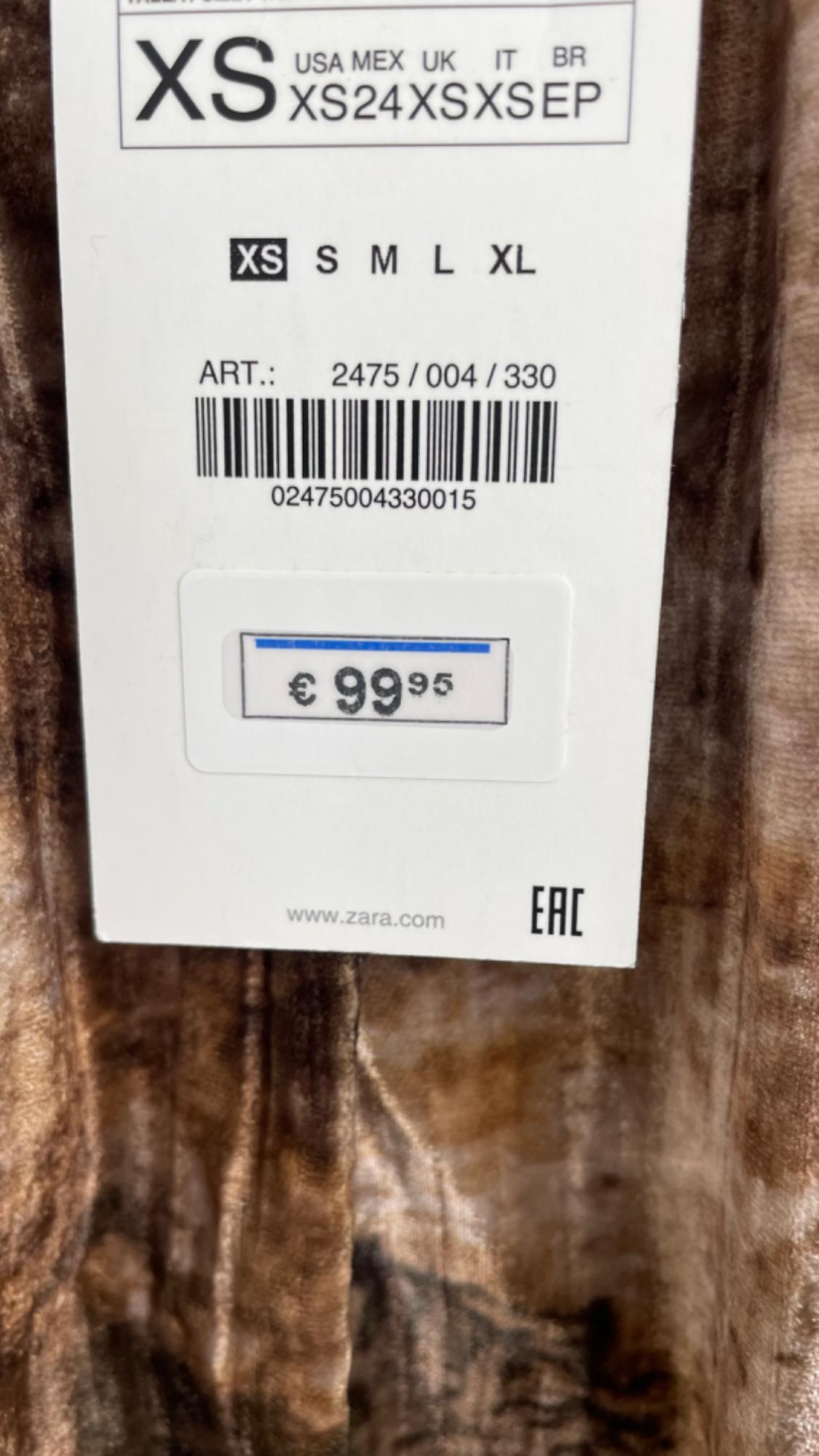 TIE-DYE VELVET COAT - Image 3
