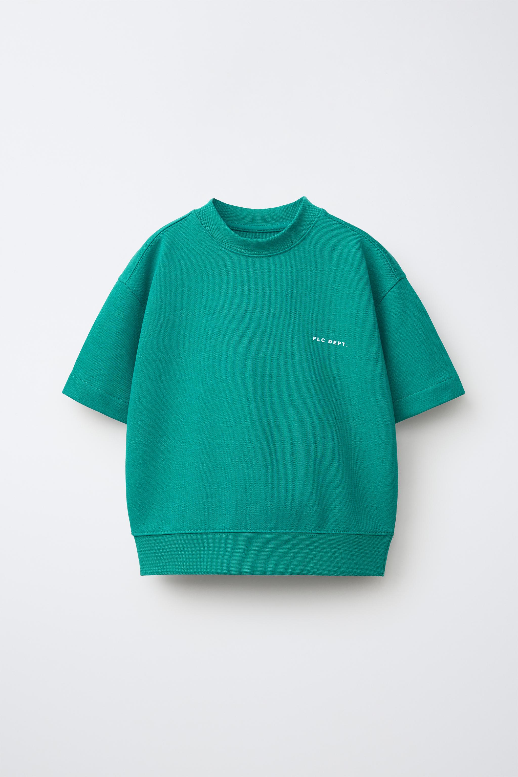 MEER. SHORT LENGTH SWEATSHIRT メーア　スウェット SHORT SLEEVE SWEATSHIRT & PLUSH BERMUDA SHORTS SET | ZARA United