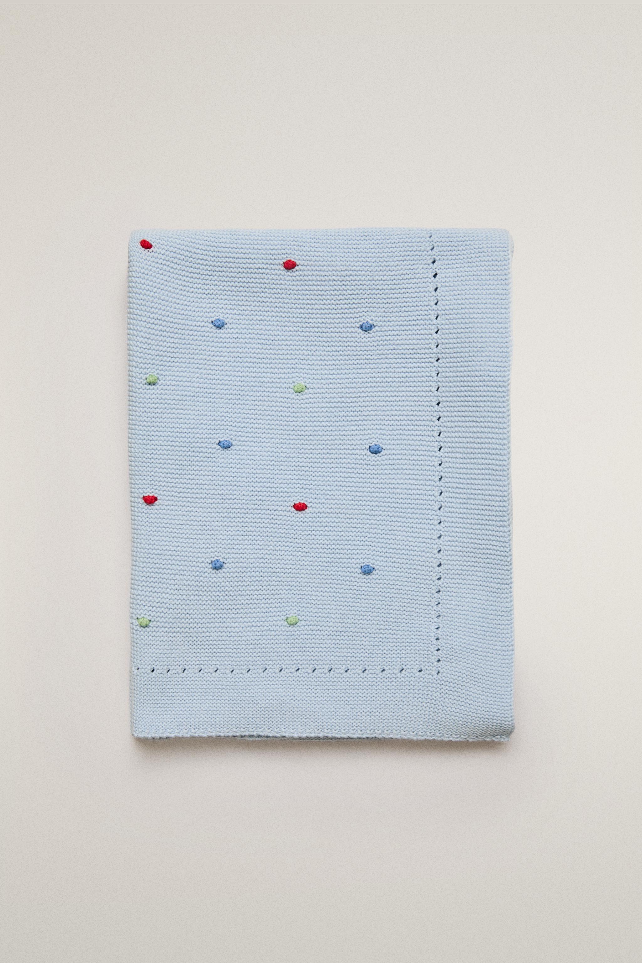 COUVERTURE ENFANT À POIS