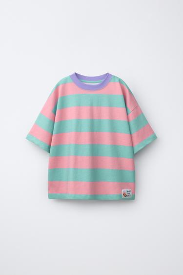 STRIPED T-SHIRT - striped by Zara