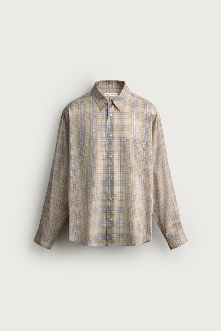 Camisa relaxed fit cuadros