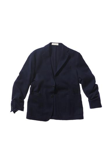 Zara FLANNEL SUIT JACKET - Navy blue