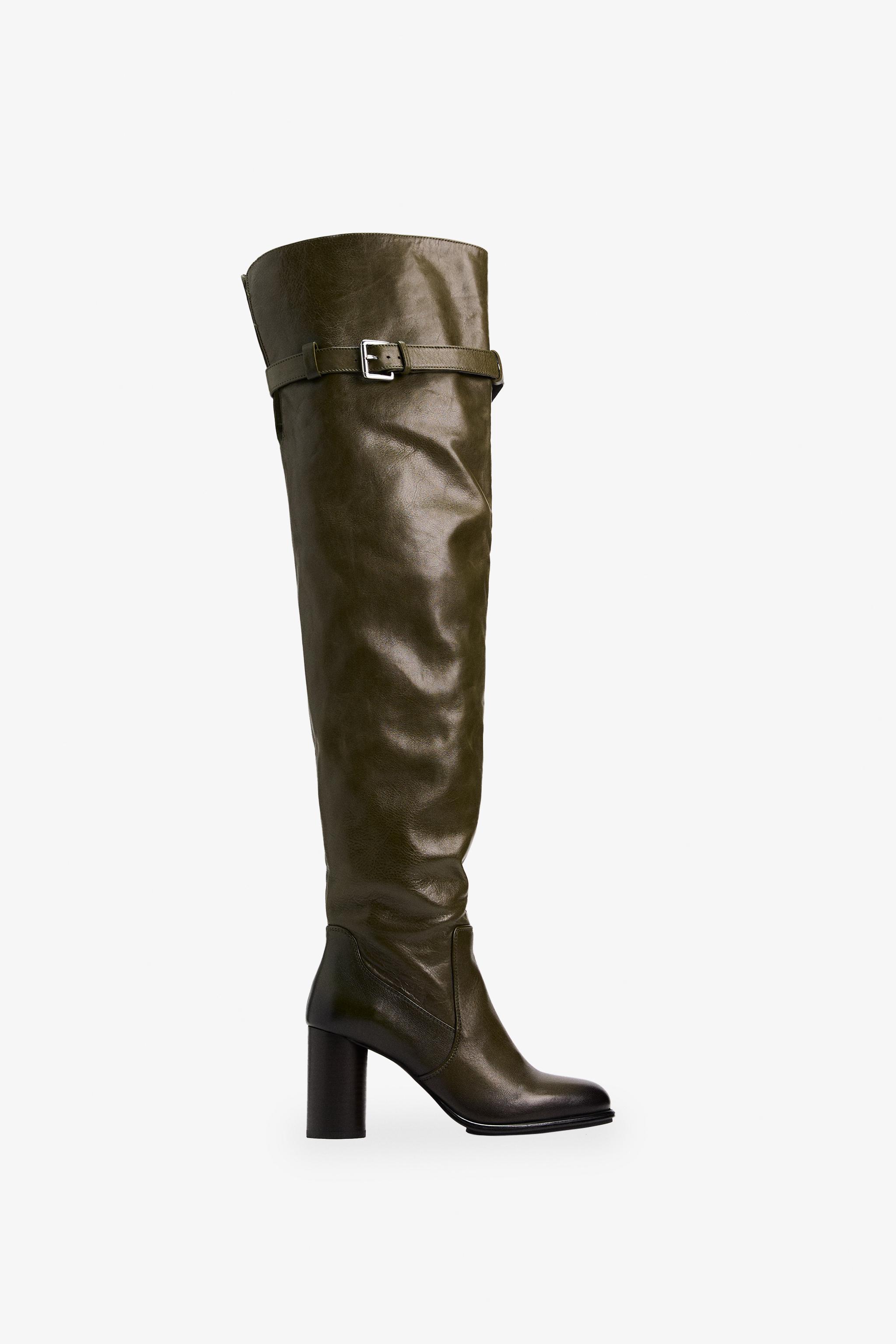 Women s Knee High Boots ZARA Canada