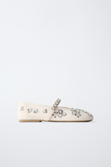 باليرينا بترتر - أبيض صدفي الخاص بـ Zara - صورة 0