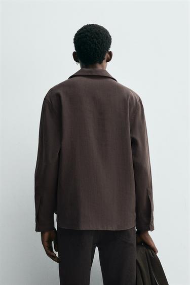 FLOWING POLO SHIRT - Burgundy by Zara - Image 2