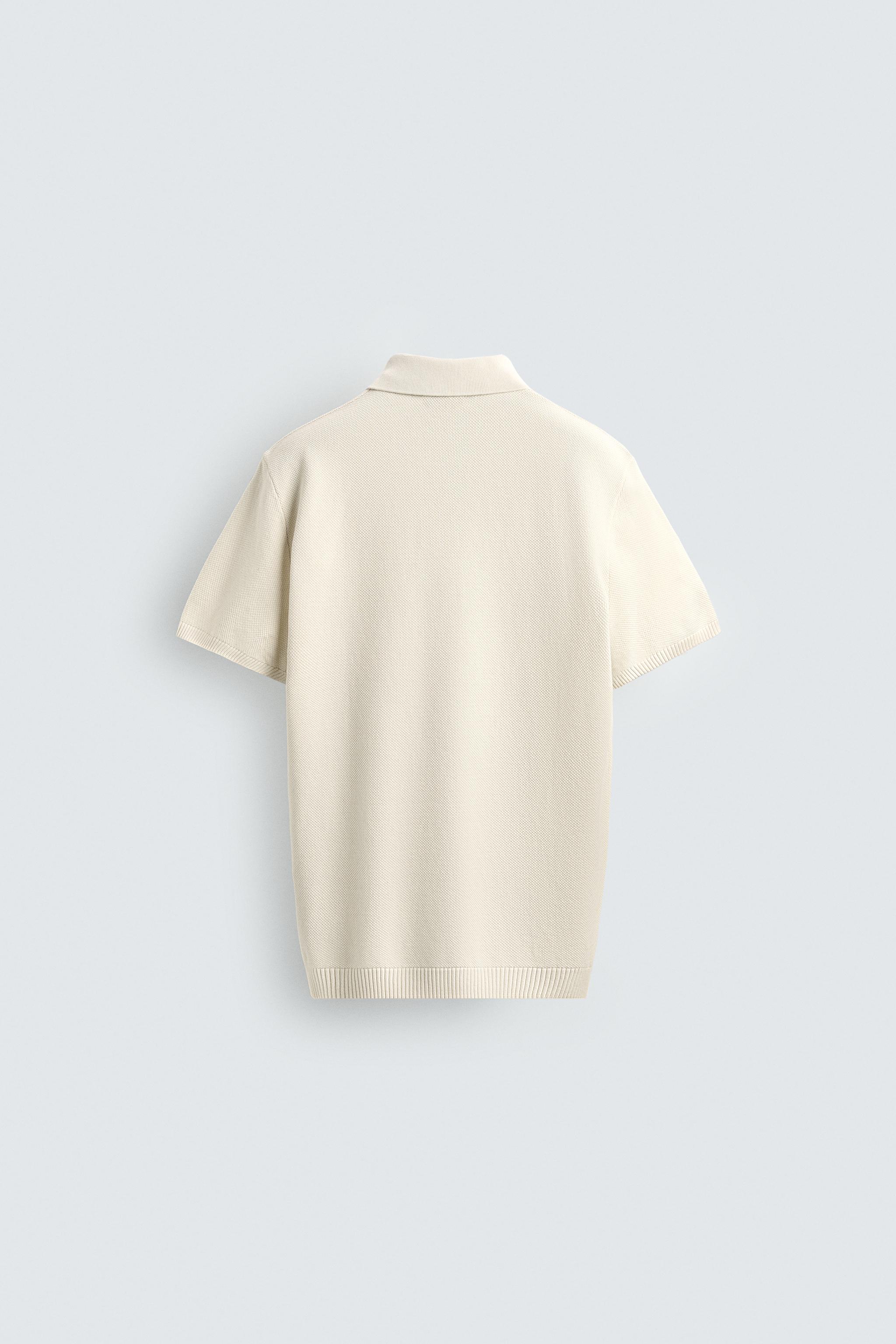 POLO EN MAILLE STRUCTURÉE