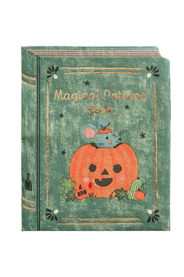 Servilletas de papel infantiles Libro de pociones Halloween (set de 20) - Multicolor de Zara