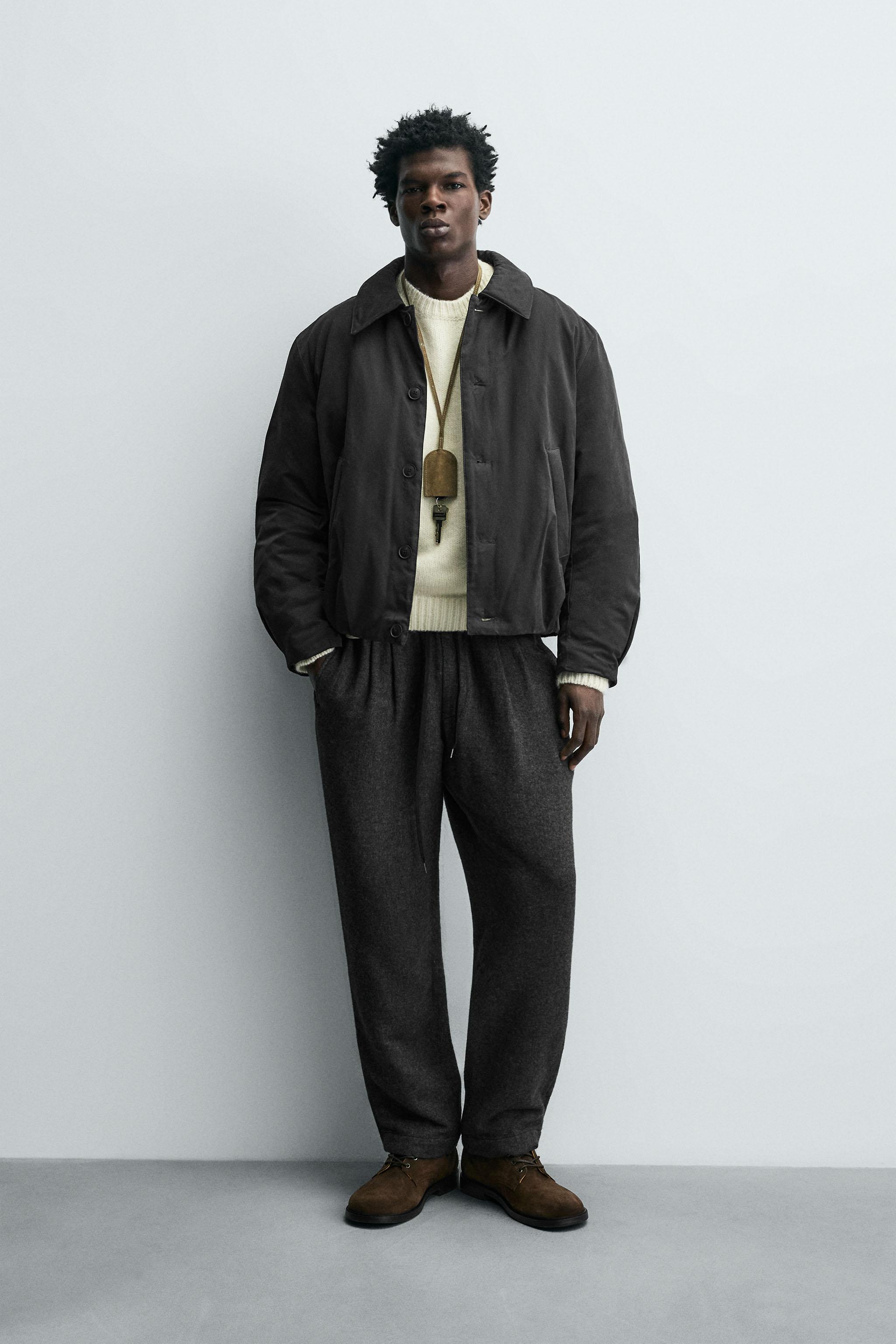 QUILTED CROPPED FIT JACKET - Black | ZARA Canada QUILTED CROPPED FIT JACKET - Black | ZARA Canada