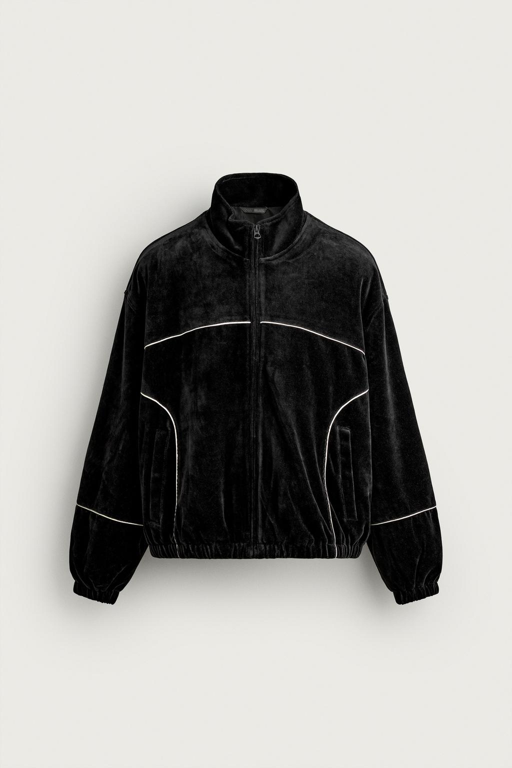 RETRO VELOUR TRACK JACKET