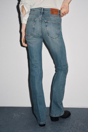 ZW COLLECTION BOOTCUT HIGH-WAIST JEANS - Blue by Zara - Image 2