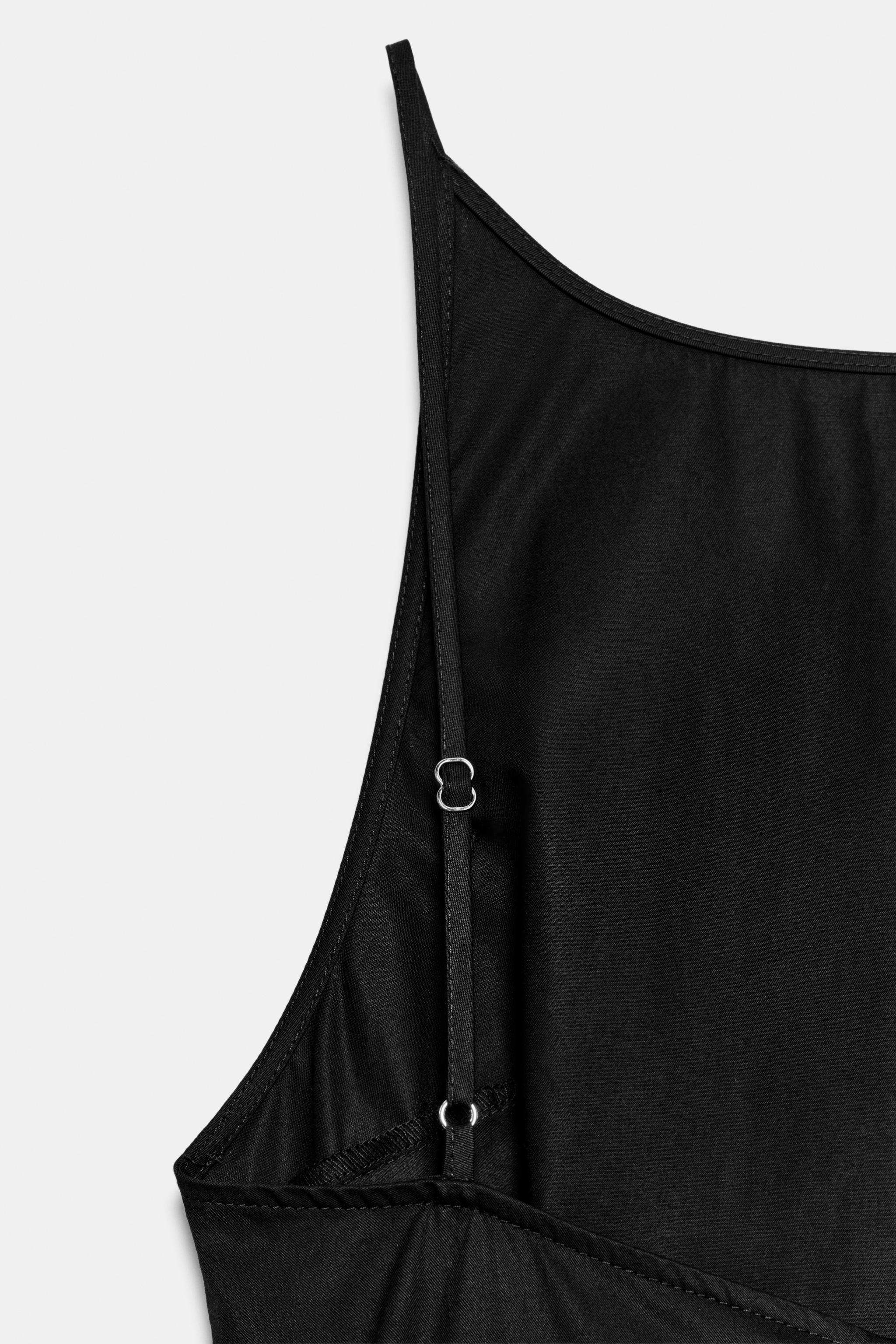 Женские платья Zara VOLUMINOUS GABARDINE MIDI DRESS — фото 3