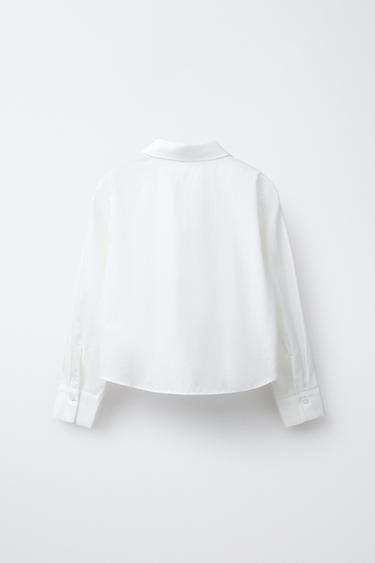JEWEL COLLAR SHIRT - White by Zara - Image 1