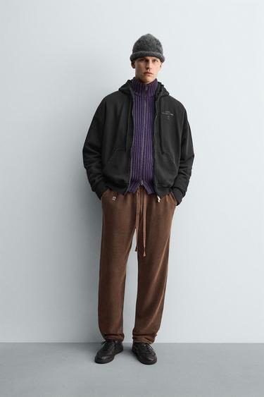ZIP-UP HOODIE X SR_A - Black by Zara