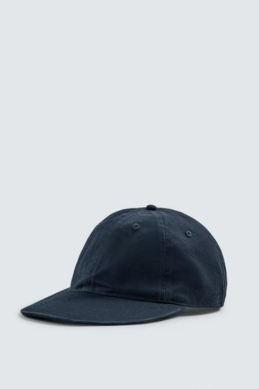 CASQUETTE EN COTON AARON LEVINE X ZARA - Bleu marine de Zara - Image 0
