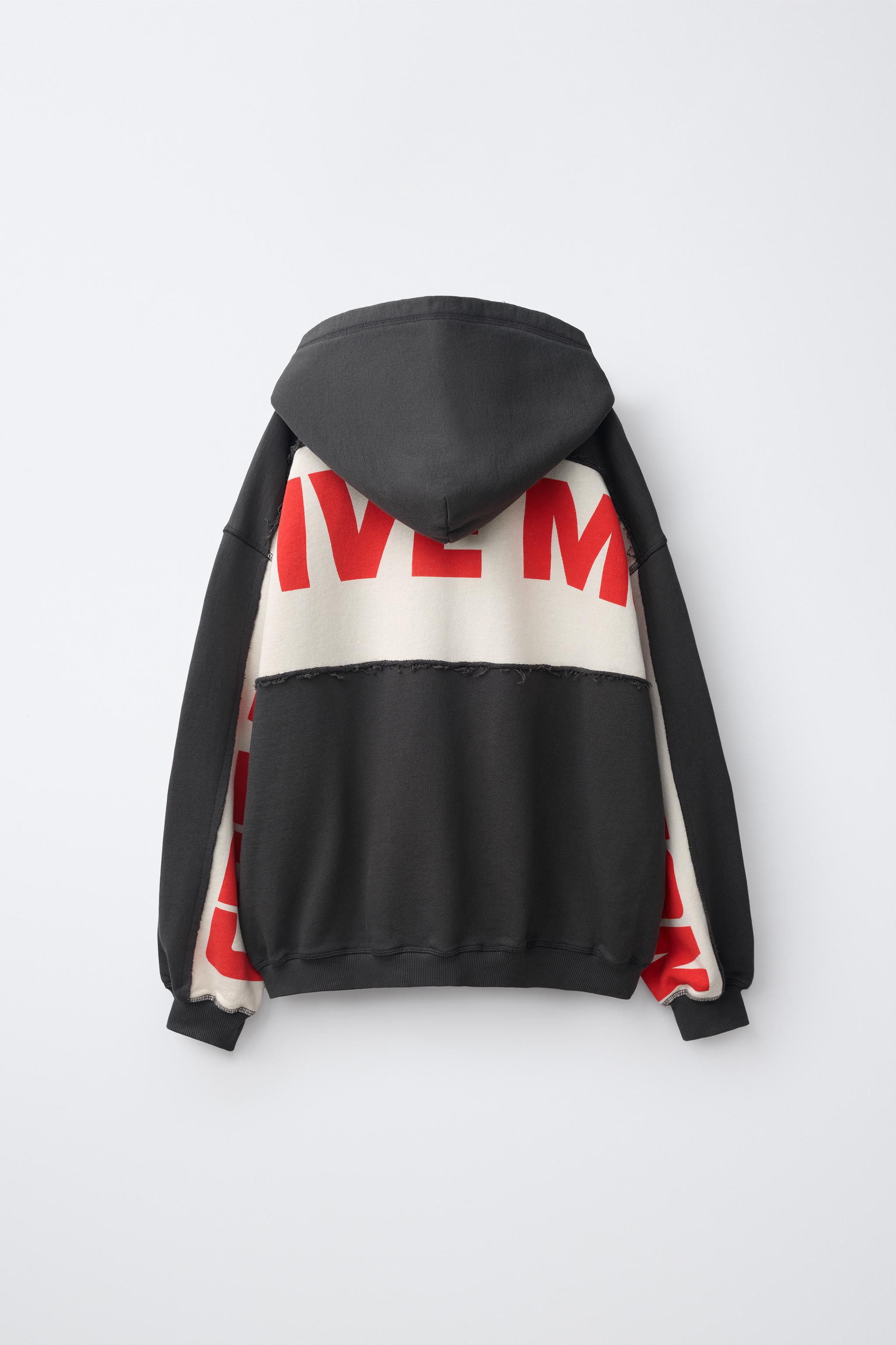 Детские худи Zara RELIEF TEXT — фото 3