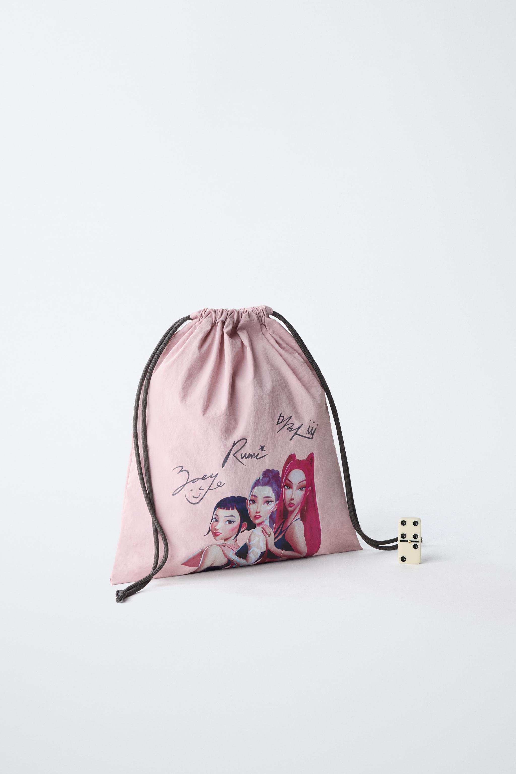 Детские сумки Zara KPOP DEMON HUNTERS™ NETFLIX© DRAWSTRING PACK — фото 6