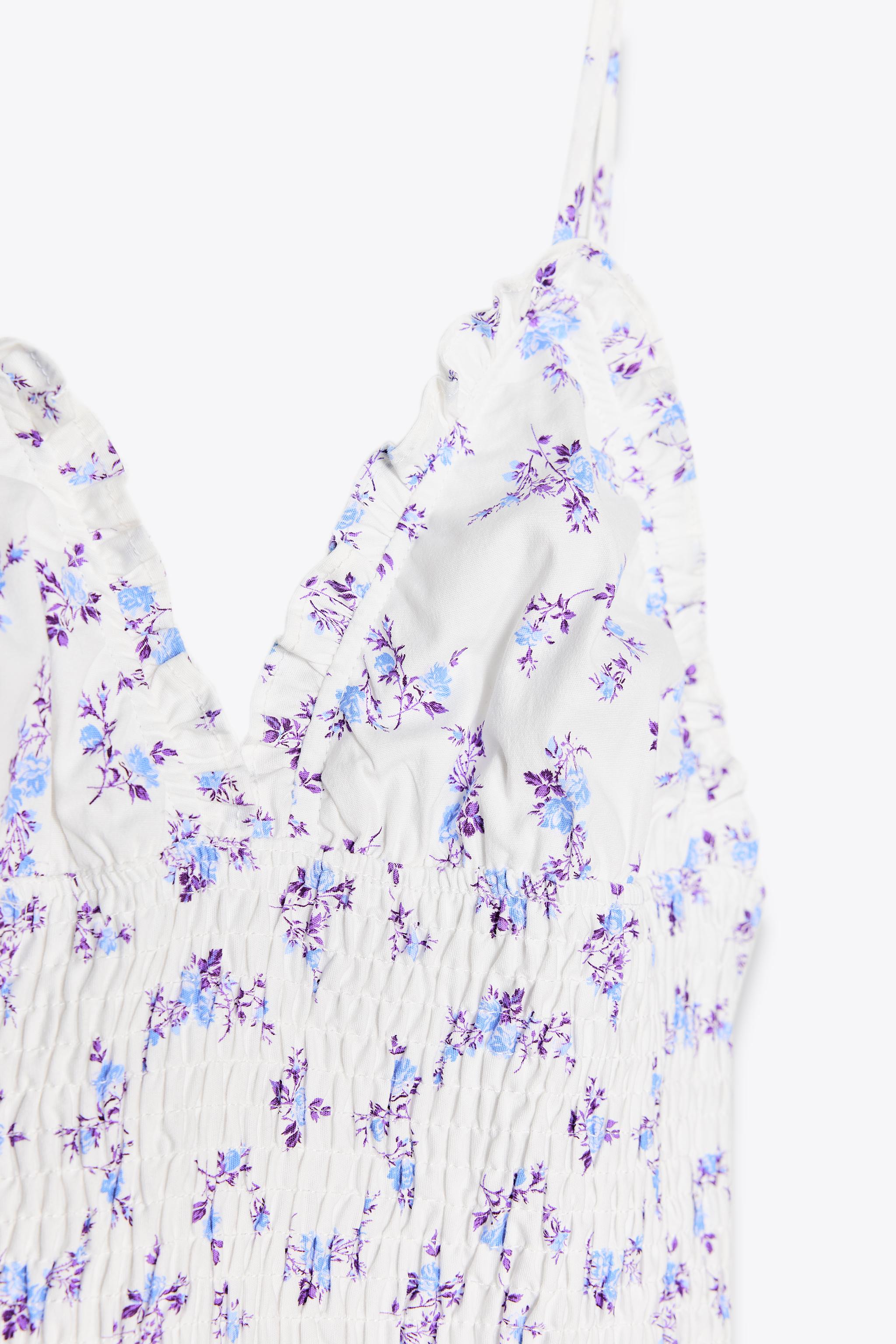 【ZARA】ストレッチフラワーワンピース 3067/383/118 ストレッチフラワーワンピース - 118 | ZARA Japan / 日本