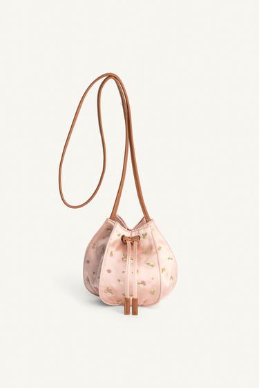 Zara LIMITED EDITION BUCKET BAG - Pink