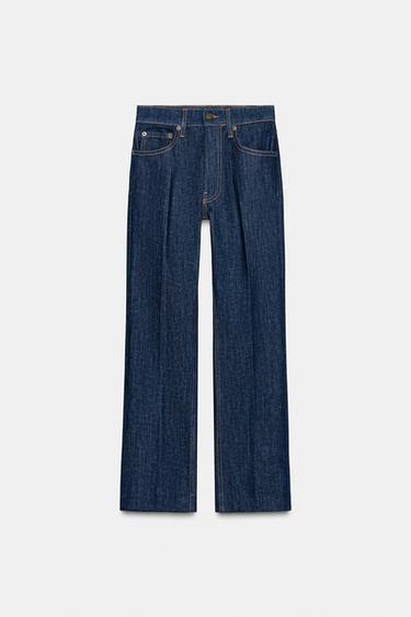 JEANS ZW COLLECTION BOOTCUT TIRO MEDIO - Azul de Zara