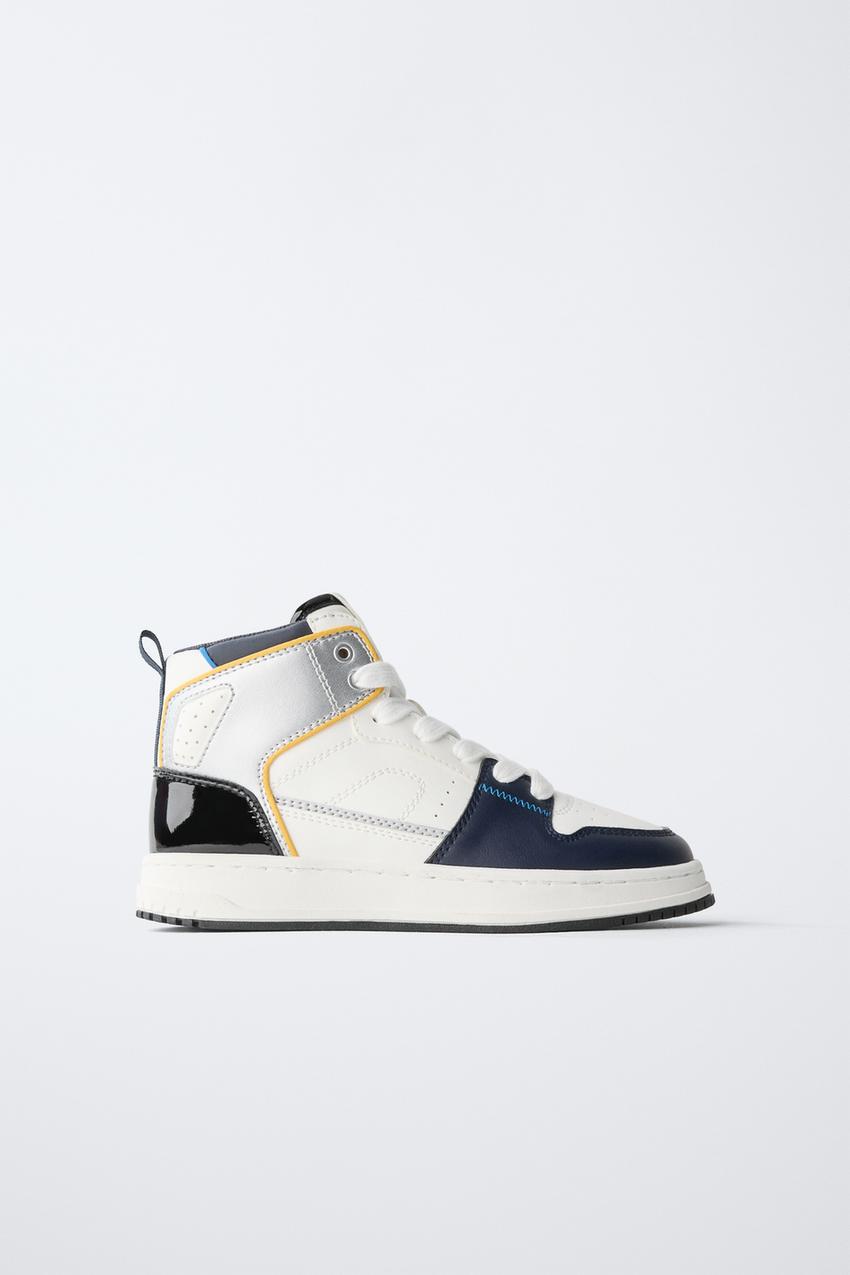 HIGH TOP SNEAKERS WITH PIECES - Multi-color | ZARA United States display picture 1