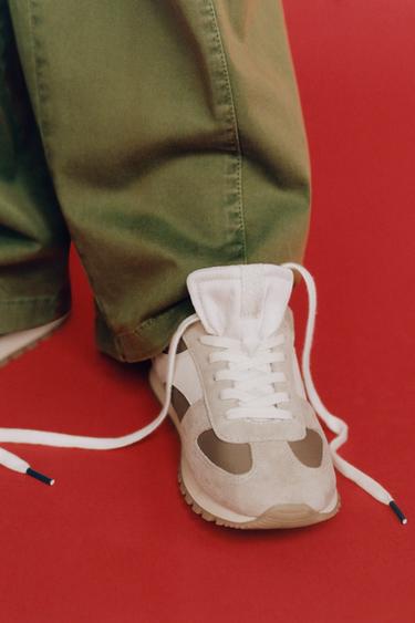 Zara COMBINED ATHLETIC SHOES - Gray