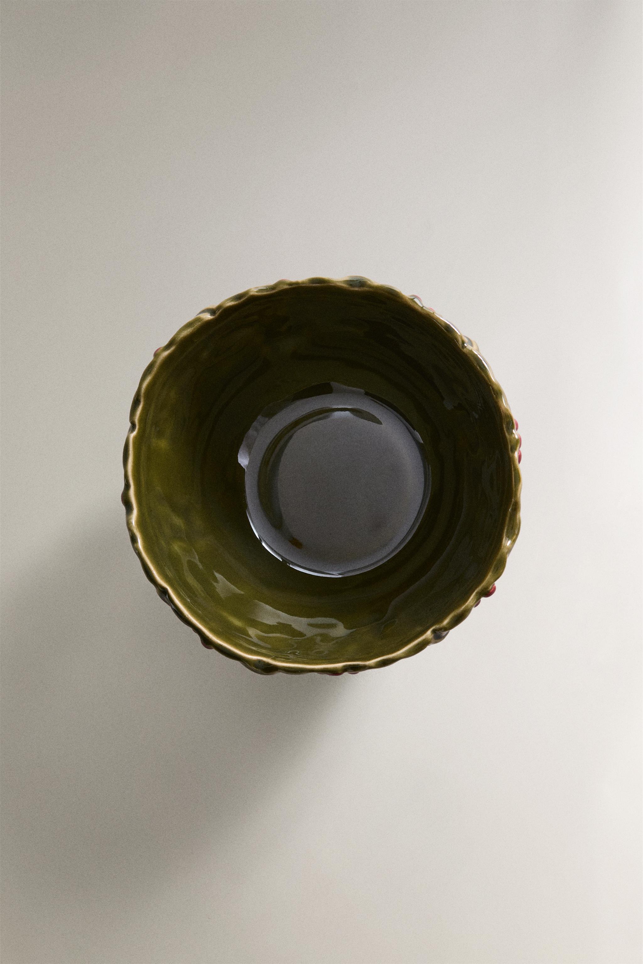 CHRISTMAS HOLLY PORCELAIN BOWL