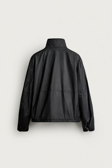 BLOUSON EFFET CIRÉ AARON LEVINE X ZARA - Noir de Zara - Image 7