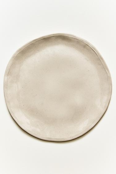 STONEWARE DINNER PLATE - Cream by Zara - Image 4