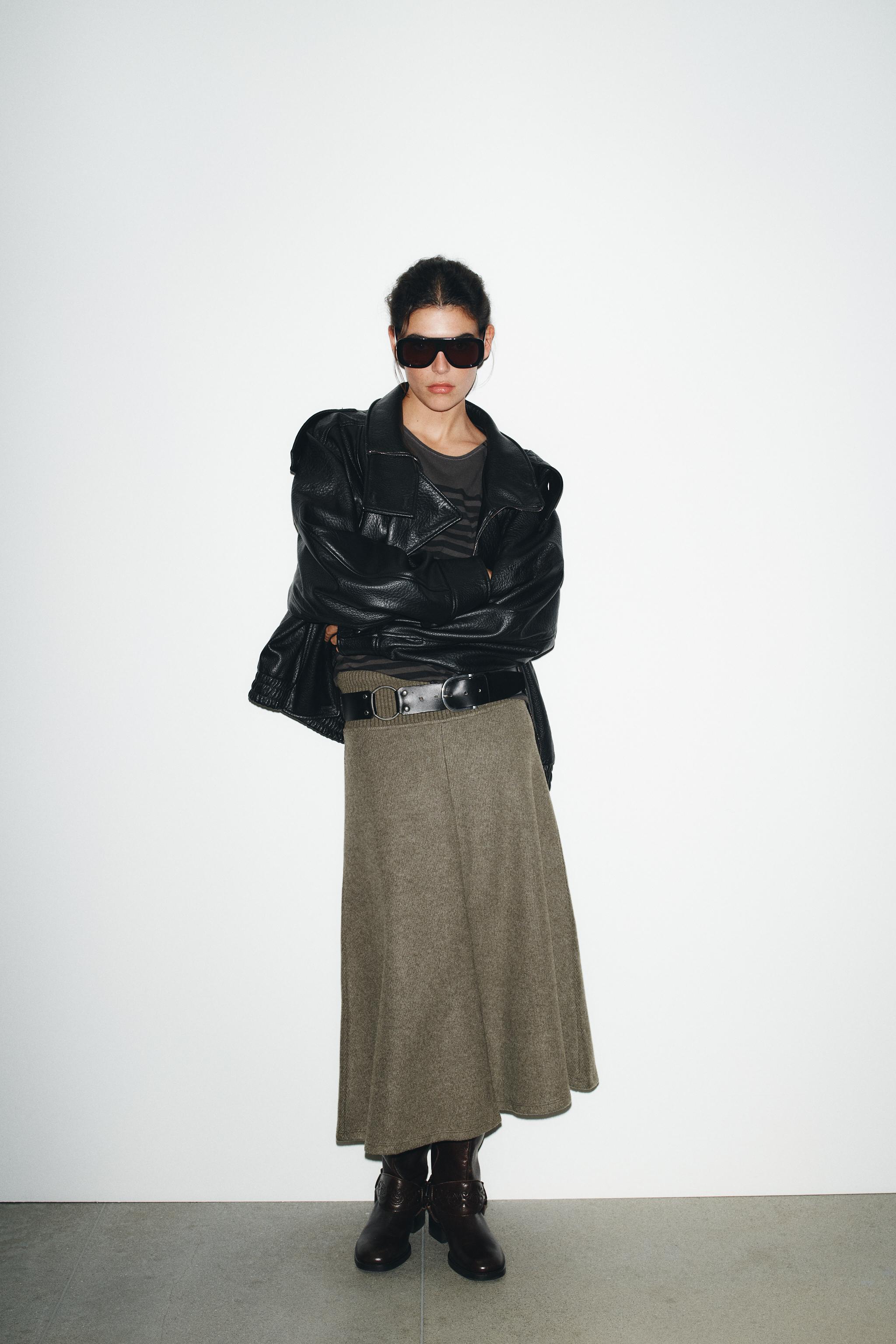 アニマルプリントスカート - レディース | ZARA 日本