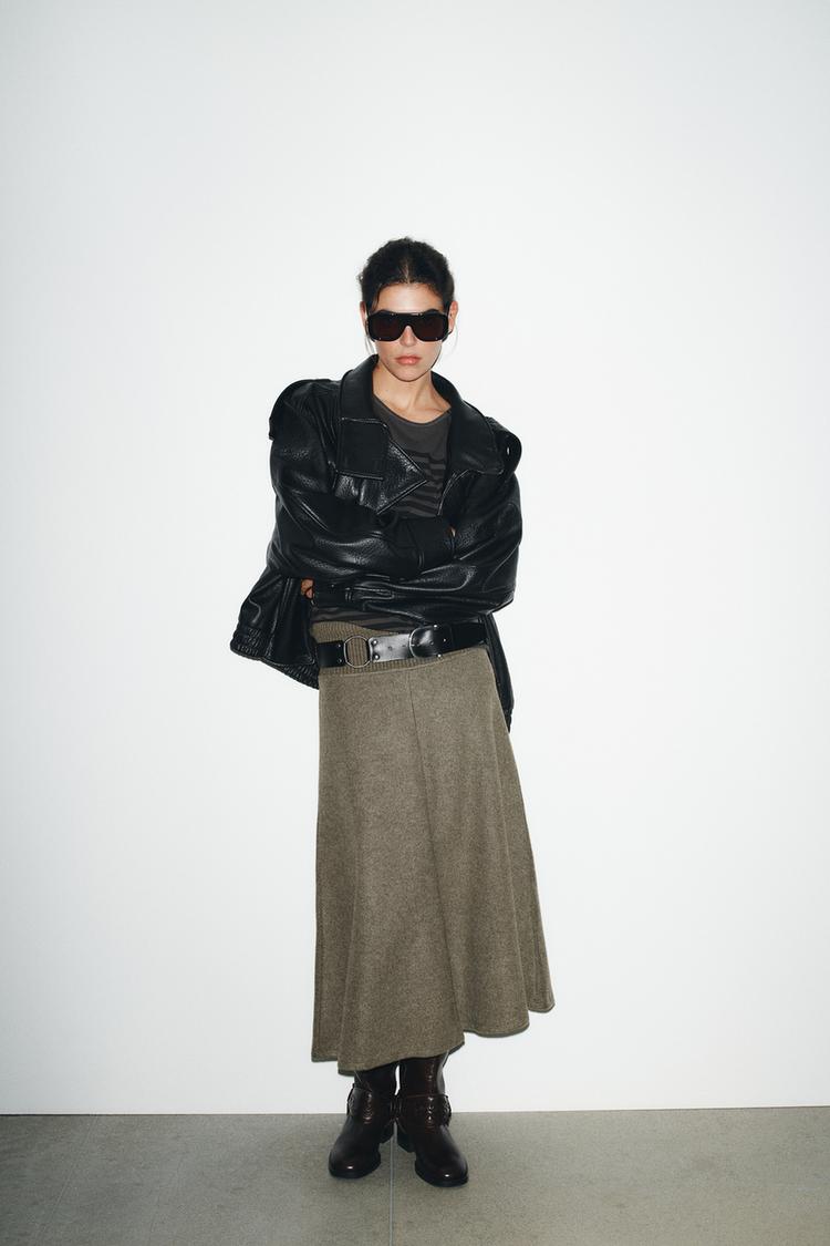 SOFT A-LINE SKIRT
