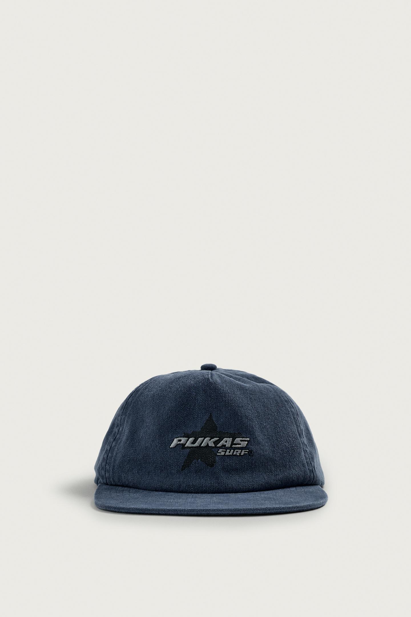 Мужская кепка Zara Pukas Surf X ZARA Flat Visor, цвет: Синий — фото 5