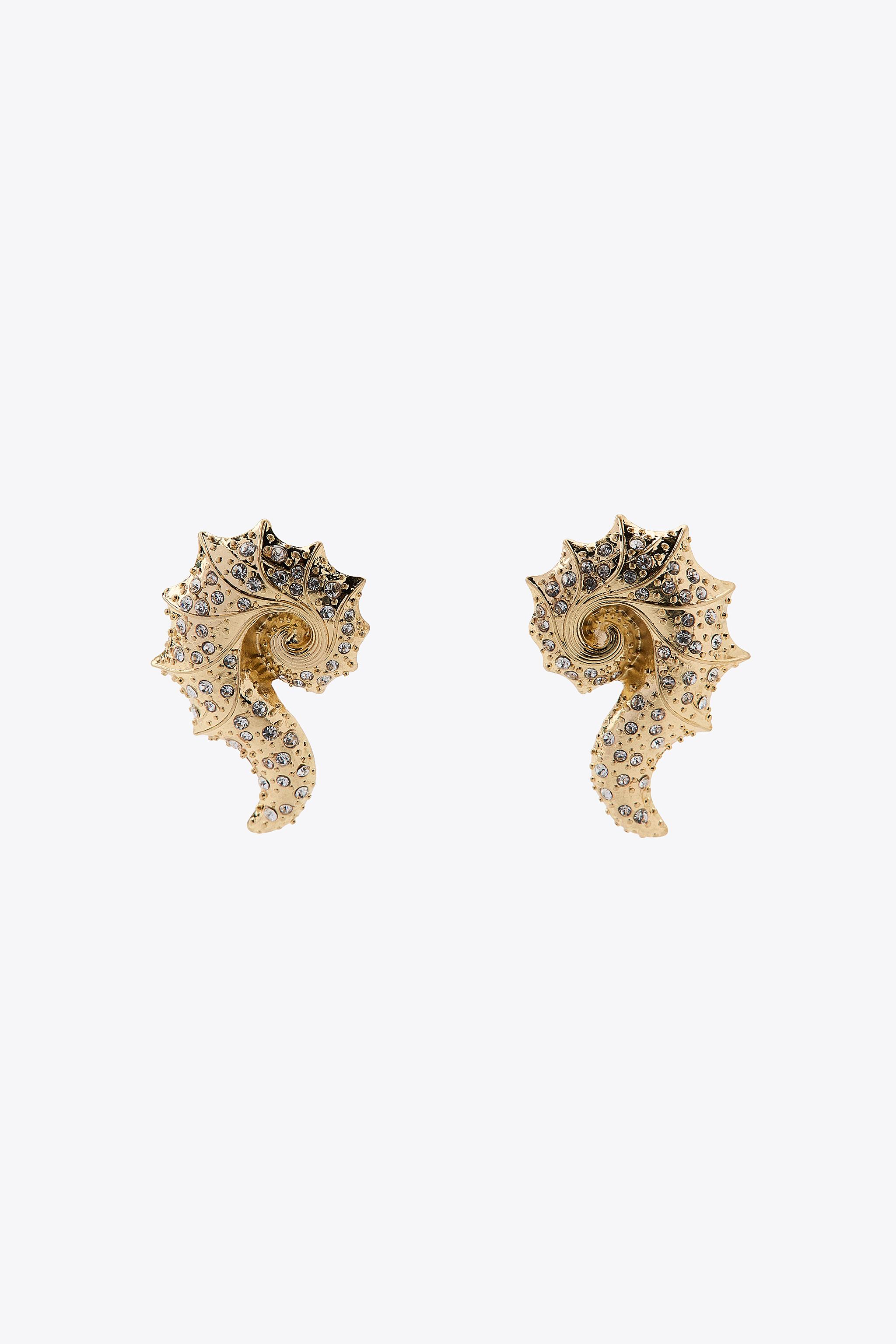 JEWEL SHELL EARRINGS