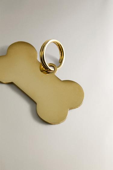 STAINLESS STEEL BONE PET CHARM - Gold by Zara - Image 2