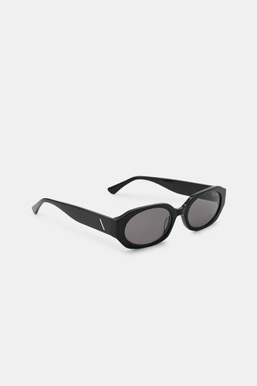 LUNETTES DE SOLEIL OVALES - Noir de Zara - Image 3