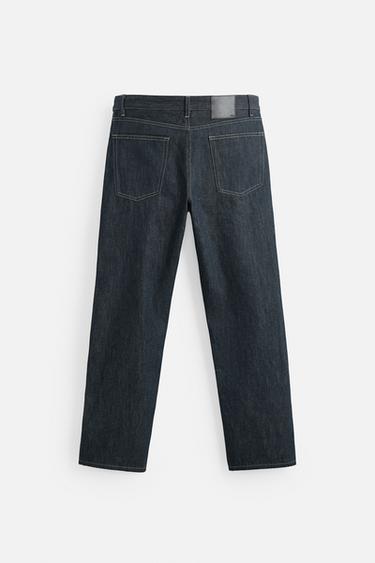 STRAIGHT ANKLE FIT JEANS - Indigo by Zara - Image 8