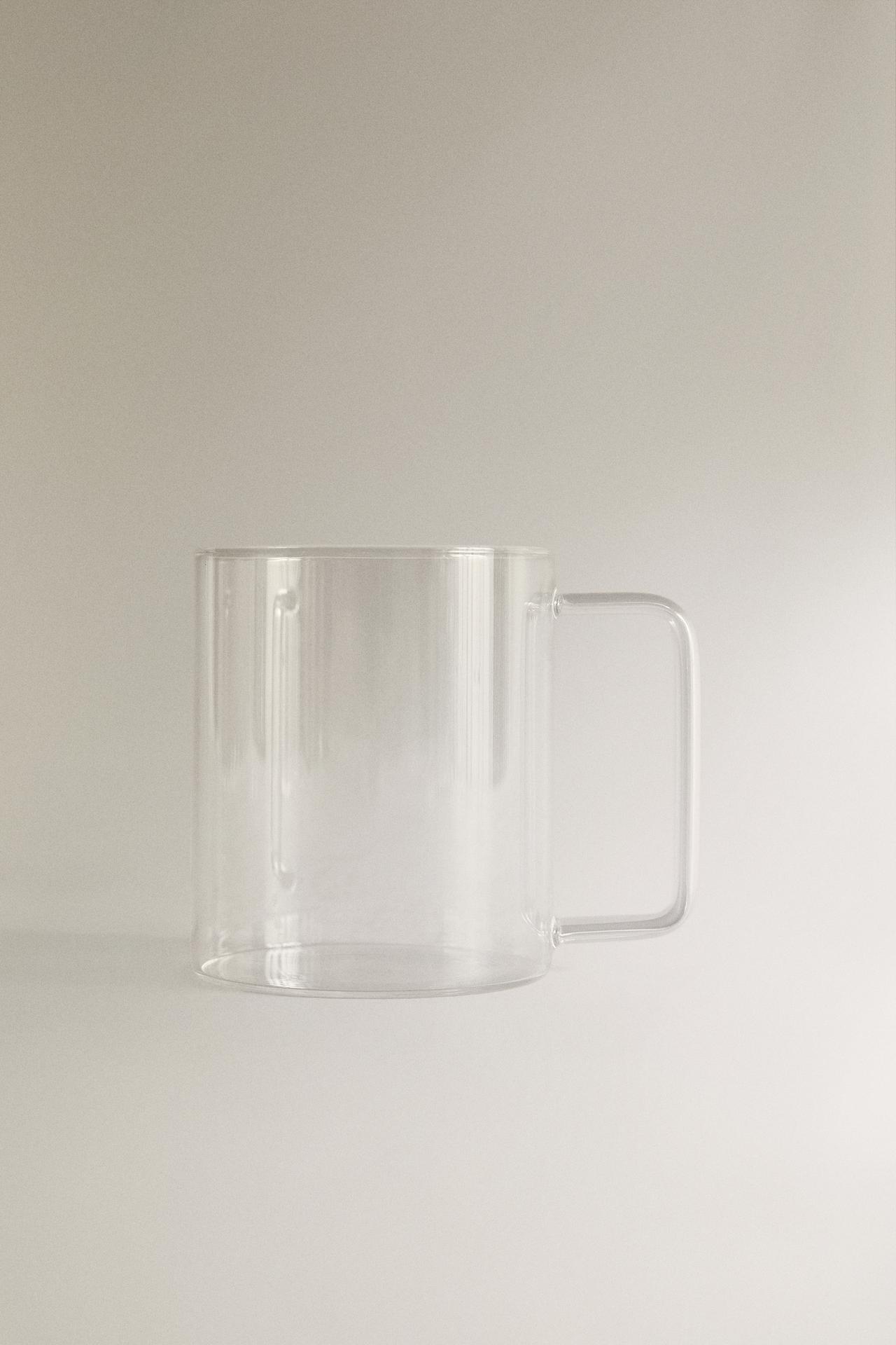 BOROSILICATE GLASS MUG — Transparent