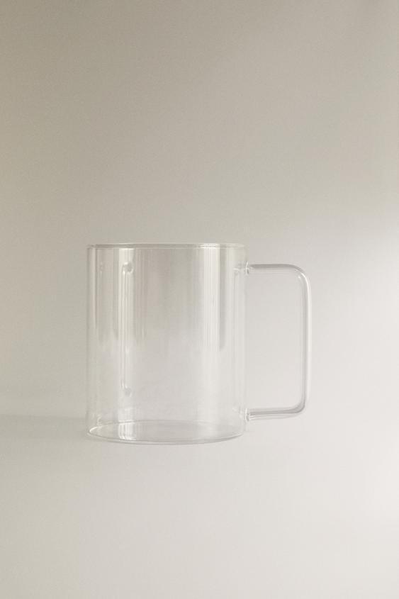 BOROSILICATE GLASS MUG - Transparent by Zara - Image 0